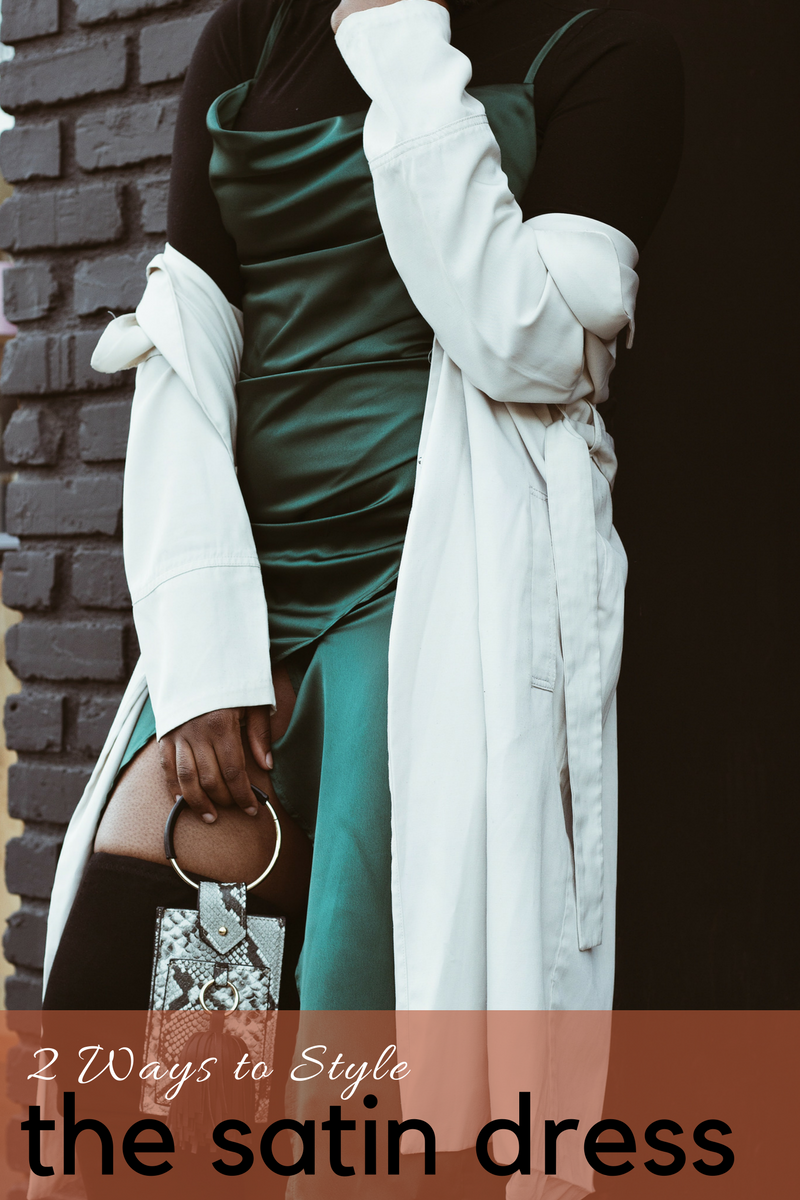 Suiting X Satin Dress main image 1